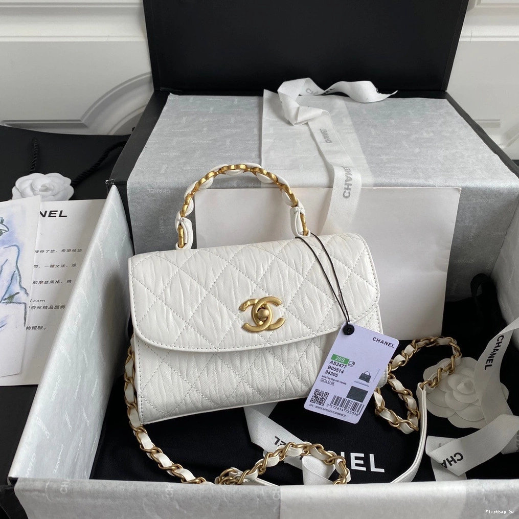 Firstbag Ru MINI FLAP CHANEL WITH TOP HANDLE BAG 0819